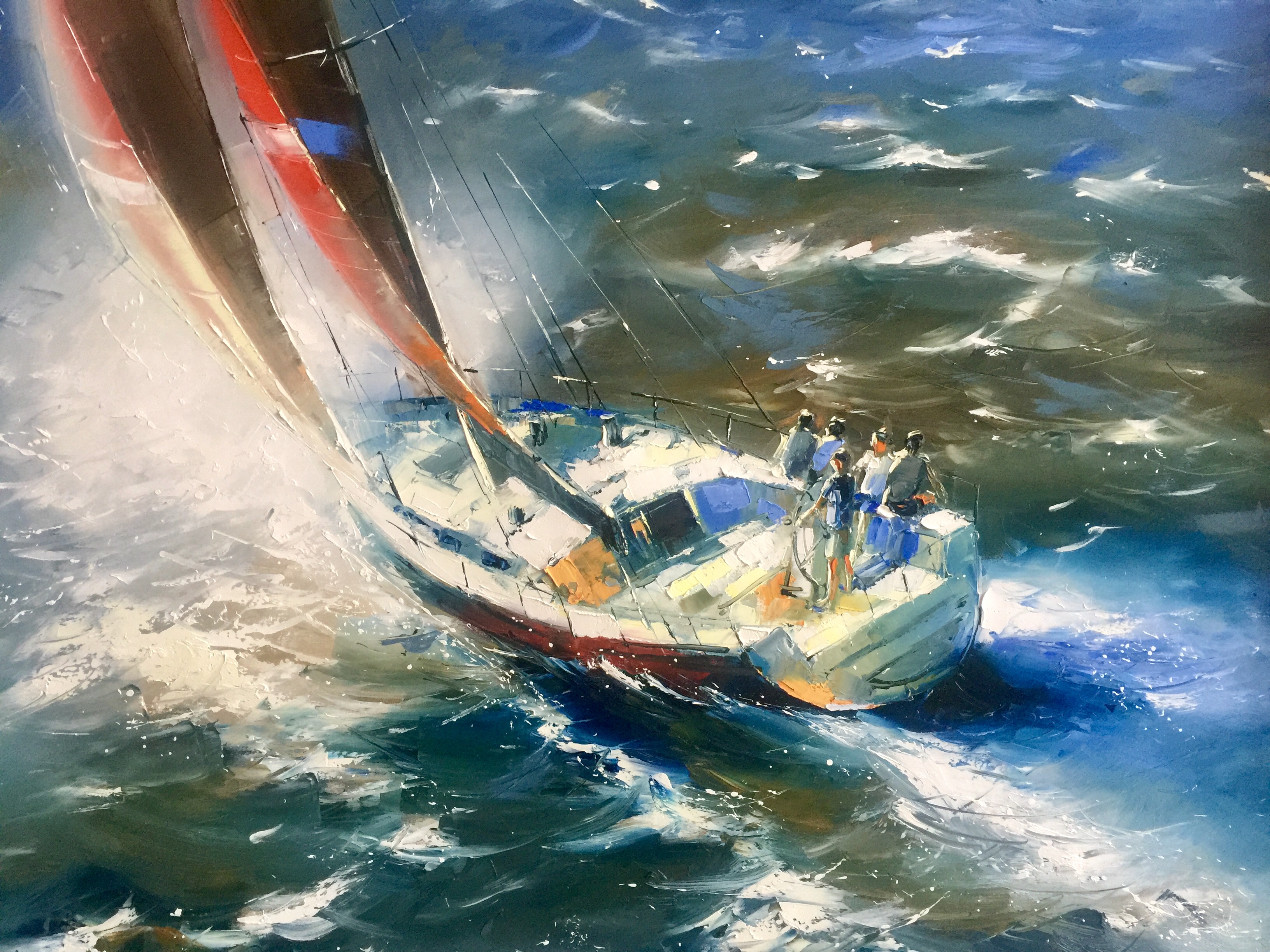 Perfect Wind — original oil painting by Volodymyr Piven
