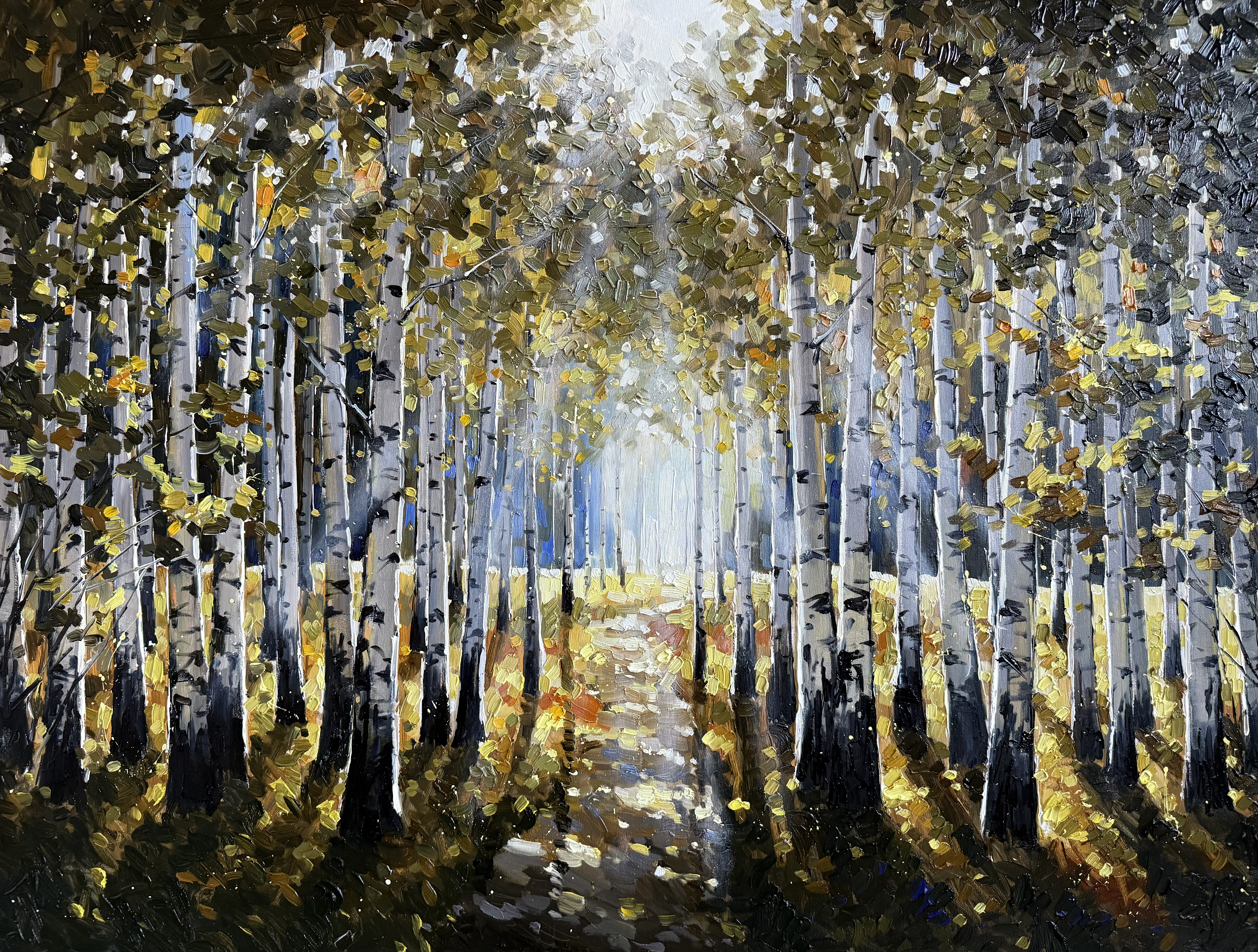 Spring Forest — original oil painting by Volodymyr Piven
