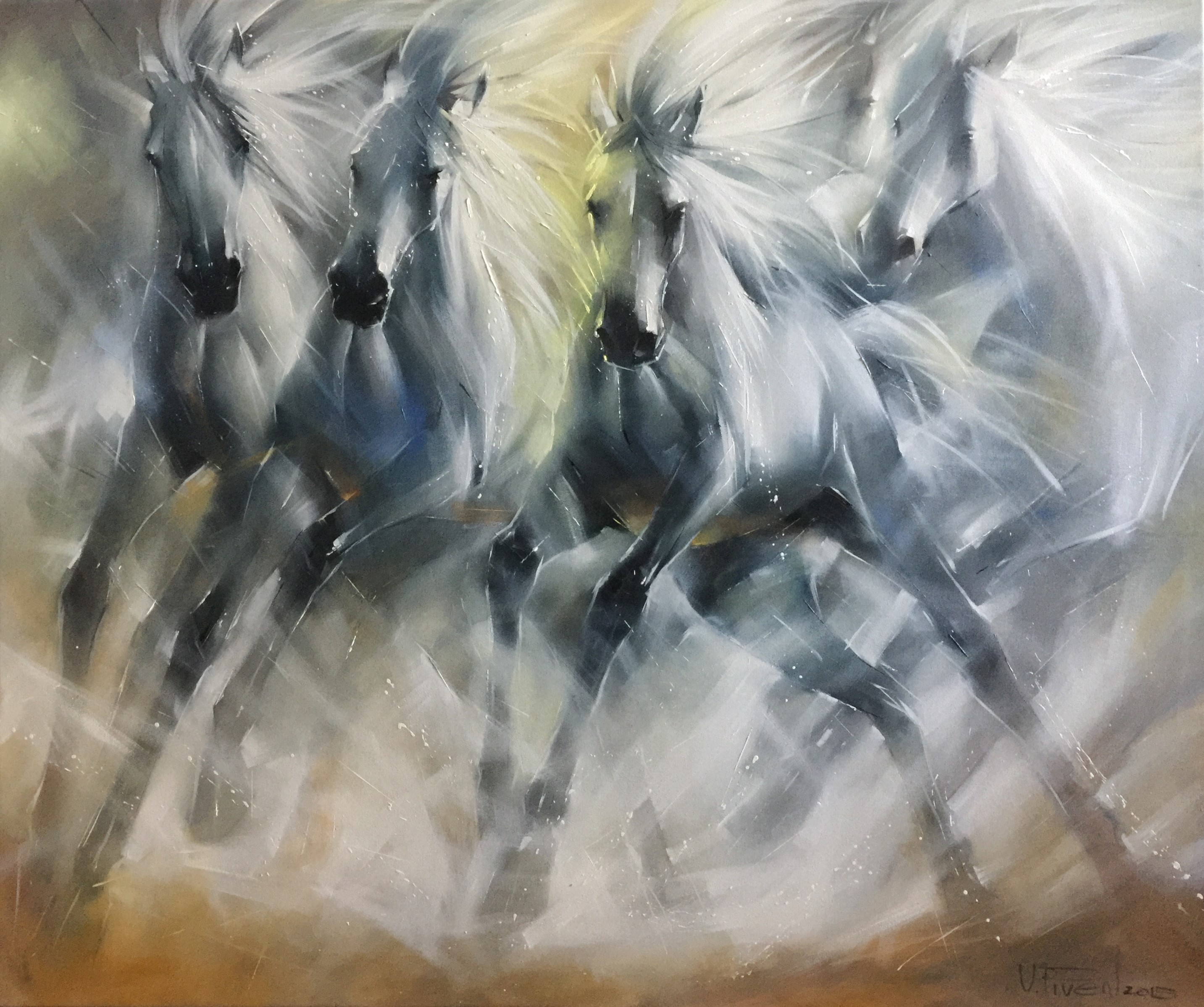 Tenderness — original oil painting by Volodymyr Piven