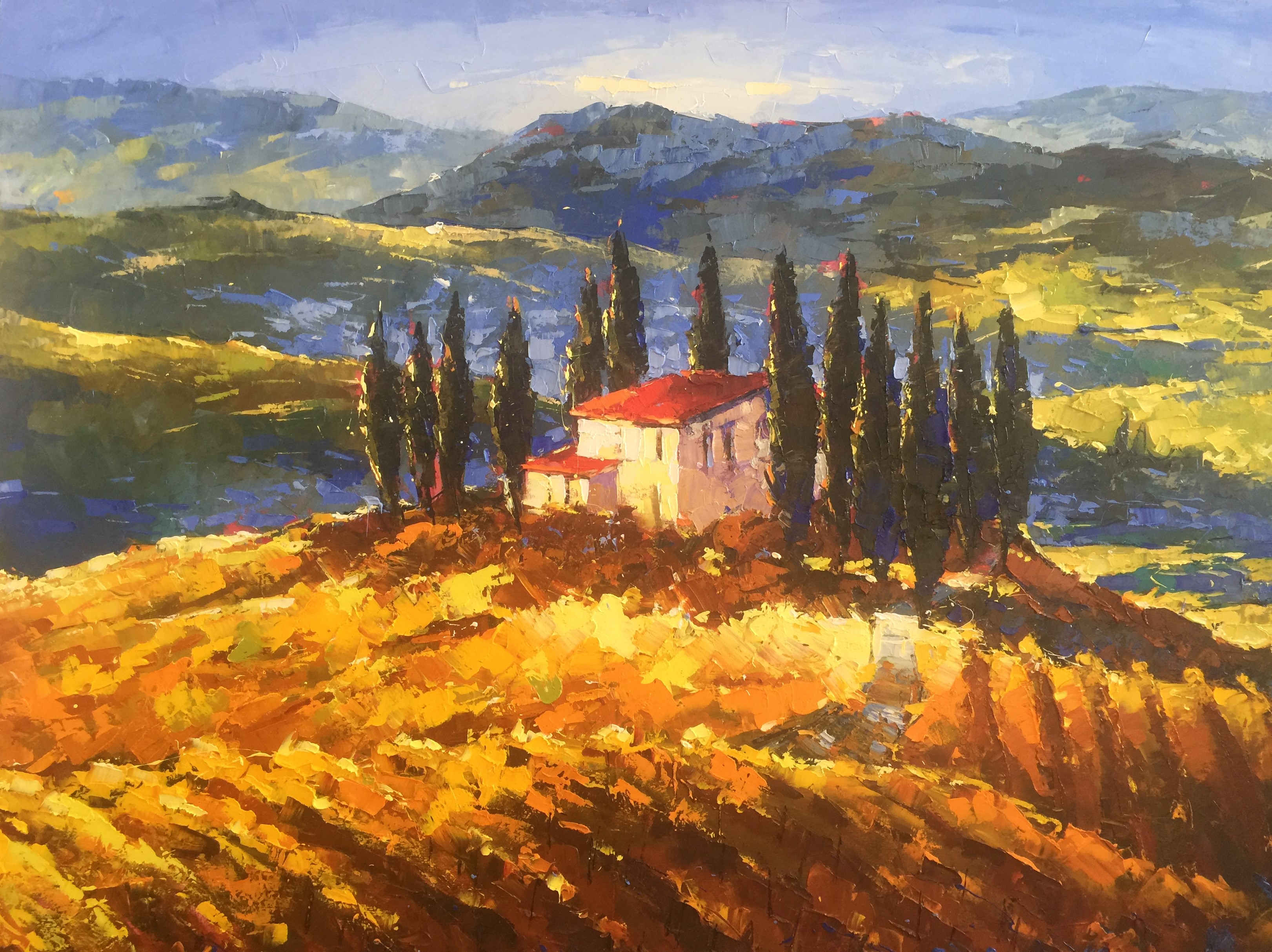 Tuscany — original oil painting by Volodymyr Piven