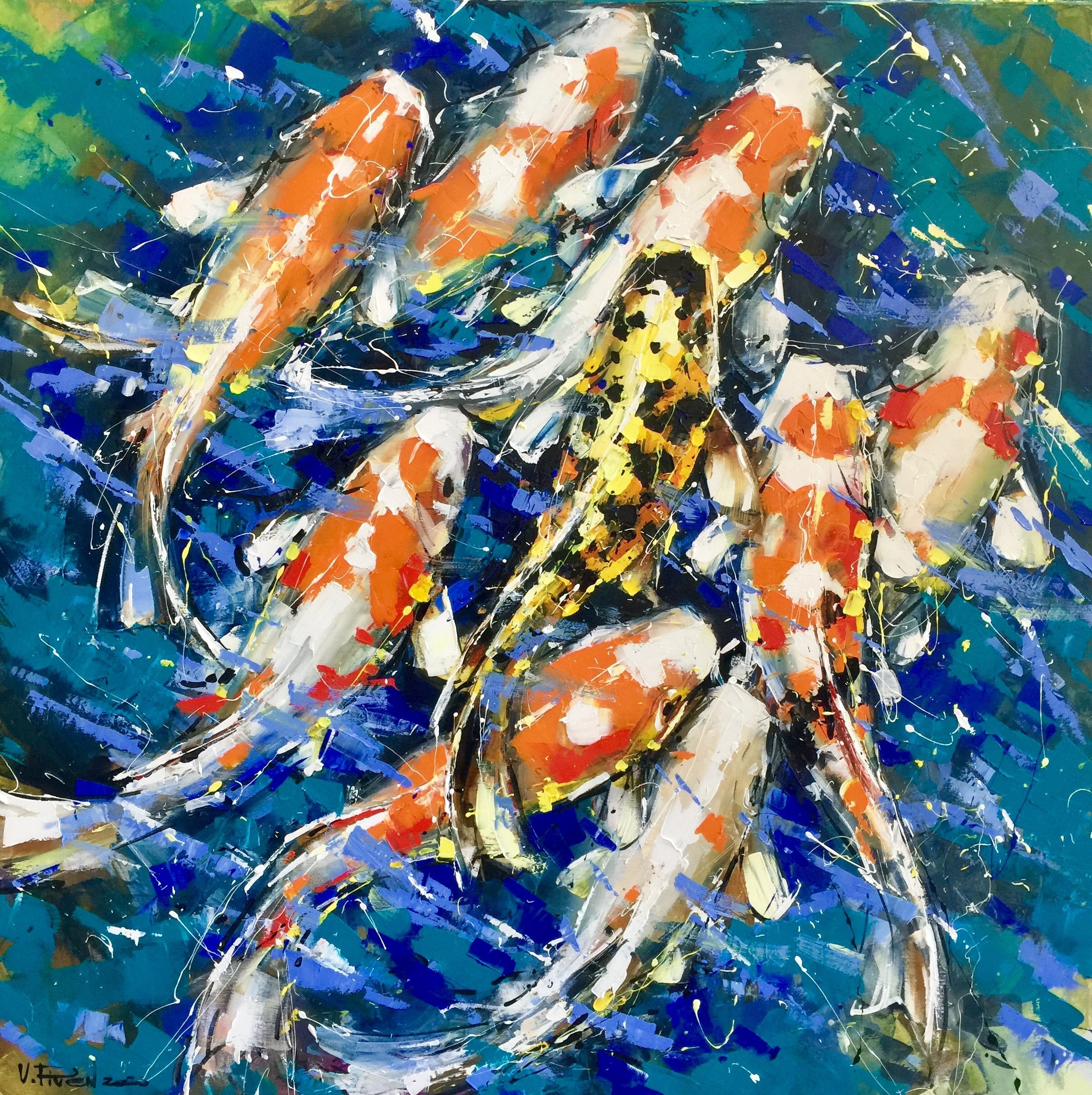 Turn to the Dragon — original oil painting by Volodymyr Piven